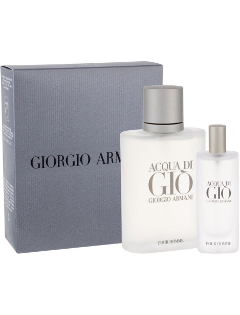 Giorgio Armani Cofanetto Acqua Di Giò – Eau De Toilette 100 Ml + Eau De Toilette Travel Spray 15 Ml