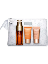 Clarins Double Serum & Extra-firming Cofanetto Double Serum + Crema Giorno Extra-firming Energy + Crema Notte Extra-firming Energy + Beauty Bag
