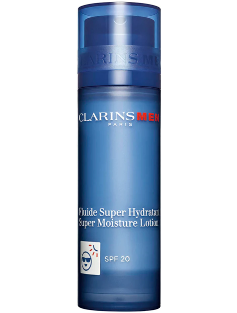 Clarins Men Super Moisture Lotion Spf 20 – Fluido Super Idratante 50 Ml