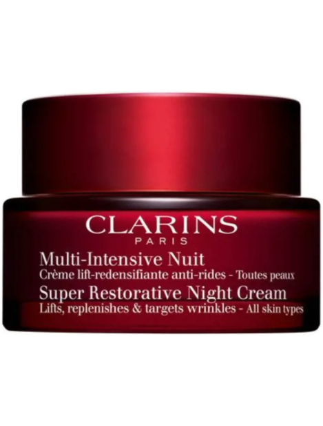Clarins Multi-Intensive Nuit – Crema Notte Super Restitutiva Tutti I Tipi Di Pelle 50 Ml