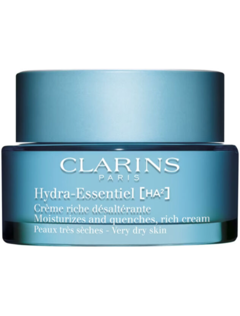 Clarins Hydra-Essentiel [Ha²] – Crema Ricca Dissetante Pelle Molto Secca 50 Ml