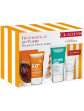 Clarins Cofanetto Crema Solare Spf 50 + Doposole + Cryo-flash Cream-mask + Beauty Bag