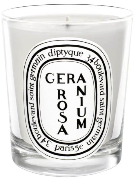 Diptyque Geraniumrosa Scented Candle Candela Profumata 190 Gr