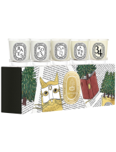 Diptyque Cofanetto Miniature Candles Set Holiday Edition 5 Candele Profumate Da 35 Gr Diptyque Cofanetto Miniature Candles Set Holiday Edition 5 Candele Profumate Da 35 Gr