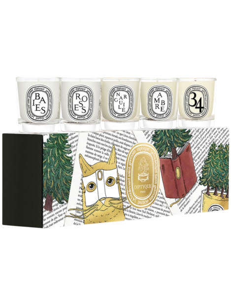 Diptyque Cofanetto Miniature Candles Set Holiday Edition 5 Candele Profumate Da 35 Gr Diptyque Cofanetto Miniature Candles Set Holiday Edition 5 Candele Profumate Da 35 Gr