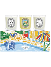 Diptyque Cofanetto Set Candele Profumate 3 X 70 Gr Citronnelle + Cyprès + Figuier