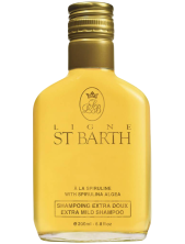 Ligne St Barth Shampoing Extra Doux Spiruline Shampoo Extra Delicato Alla Spirulina 200 Ml