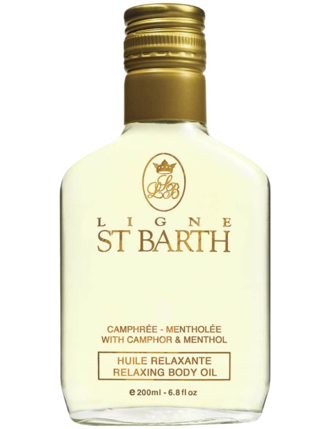 Ligne St Barth Huile Relaxante Camphrée Mentholée Olio Per Massaggi Al Mentolo 200 Ml