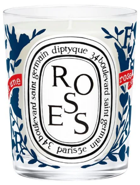 Diptyque Roses Scented Candle Candela Profumata Edizione Limitata 190 Gr