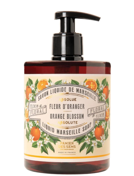 Panier Des Sens Elisir Floreale Assoluto Di Fiori D'arancio Sapone Liquido Di Marsiglia - 500 Ml