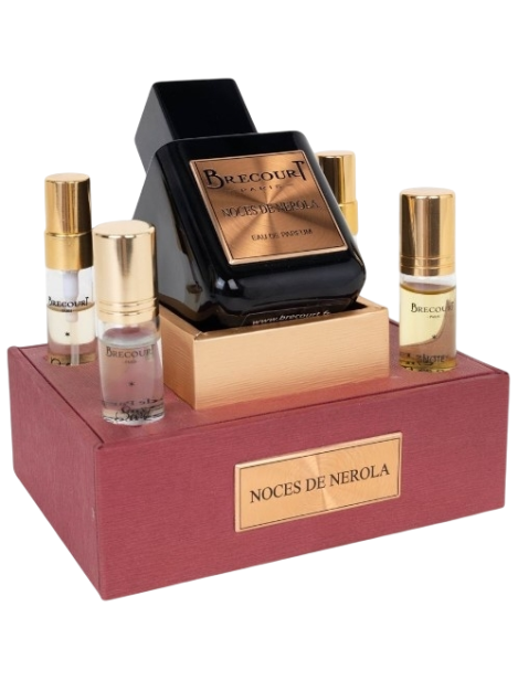 Brecourt Paris Cofanetto Noces De Nerola Eau De Parfum Unisex 100 Ml + 4 Varianti Del Profumo