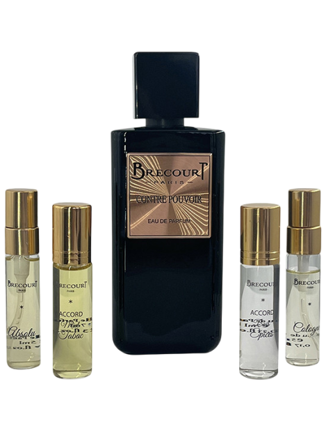 Brecourt Paris Cofanetto Contre Pouvoir Eau De Parfum Unisex 100 Ml + 4 Varianti Del Profumo