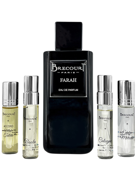 Brecourt Paris Cofanetto Farah Eau De Parfum Unisex 100 Ml + 4 Varianti Del Profumo