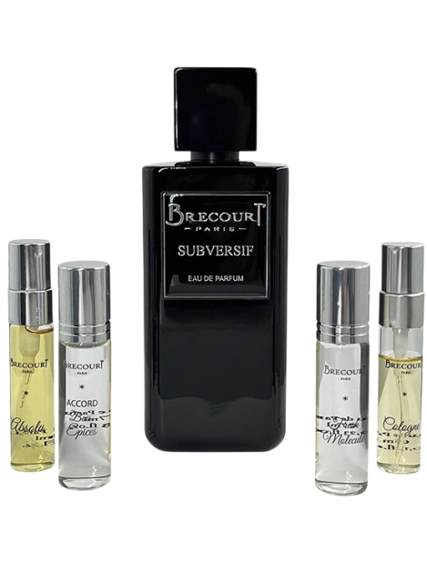 Brecourt Paris Cofanetto Subversif Eau De Parfum Unisex 100 Ml + 4 Varianti Del Profumo