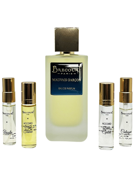Brecourt Paris Cofanetto Mauvais Garçon Eau De Parfum Unisex 100 Ml + 4 Varianti Del Profumo