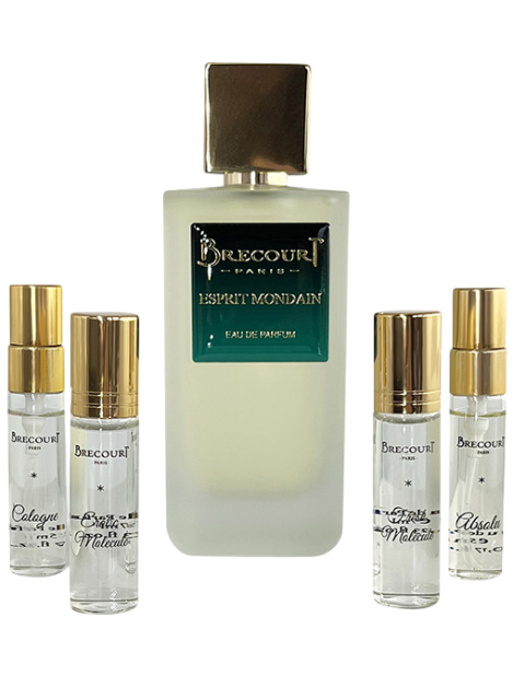 Brecourt Paris Cofanetto Esprit Mondain Eau De Parfum Unisex 100 Ml + 4 Varianti Del Profumo
