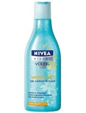 Nivea Visage Young Wash Off! Cleansing Gel Detergente Viso - 150 Ml