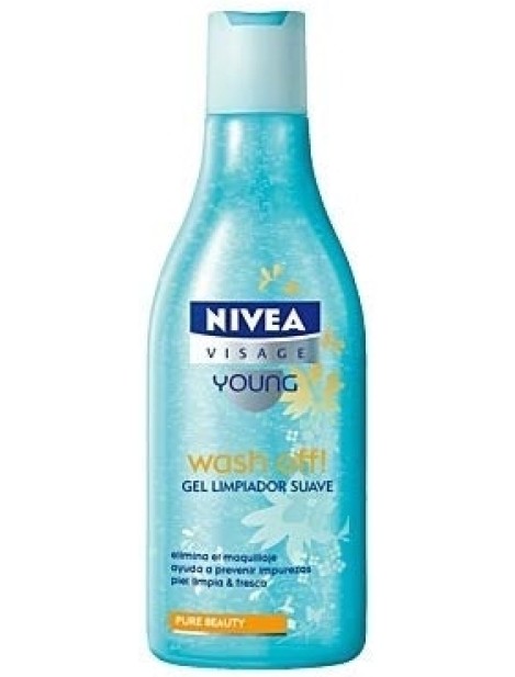 Nivea Visage Young Wash Off! Cleansing Gel Detergente Viso - 150 Ml