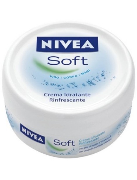 Nivea Soft Crema Idratante Viso Corpo Mani 300 Ml