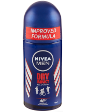 Nivea For Men Dry Impact Real Life Tested Deodorante Anti-traspirante Roll-on 50 Ml