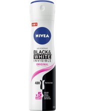Nivea Black & White Invisible Original Deodorante Spray 150 Ml