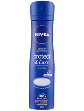Nivea Protect & Care Quick Dry Deodorante Spray 150 Ml