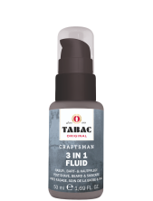 Tabac Original Craftsman 3 In 1 Fluid Post Rasatura, Cura Della Barba E Pelle - 50 Ml