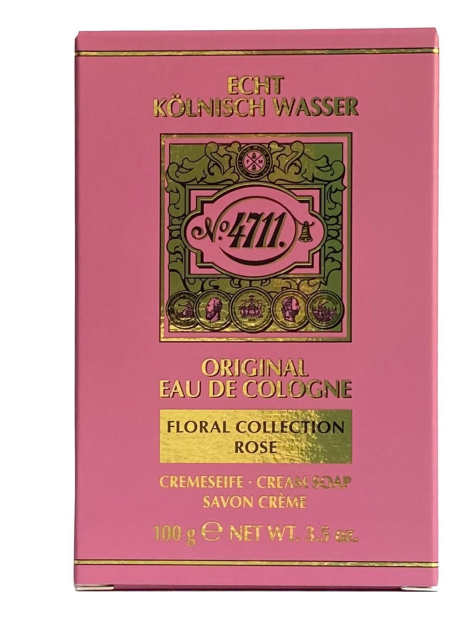 4711 Floral Collection Rose Original Eau De Cologne Cream Soap - 100 G