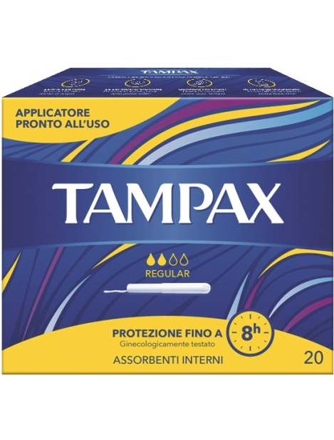 Tampax Regular Blue Box Assorbenti Interni - 20Pz