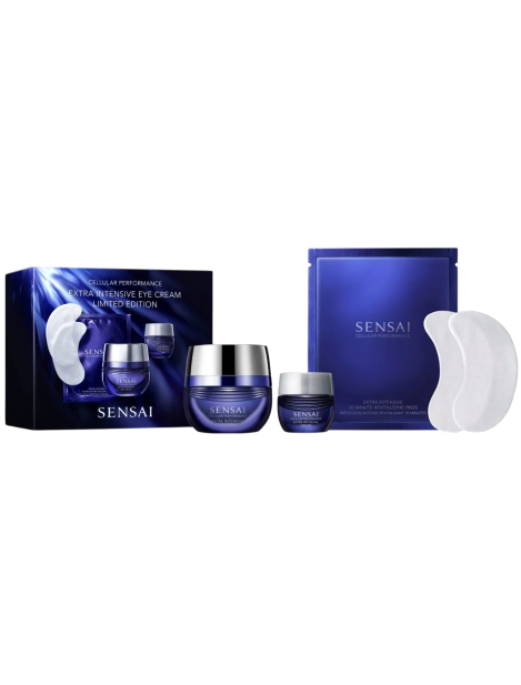 Sensai Cofanetto Cellular Performance Extra Intensive Eye Cream 15 Ml +  Extra Intensive Cream 6 Ml + Pads Per Occhi 2 Pezzi