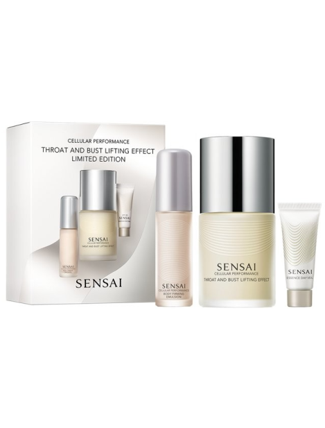 Sensai Cofanetto Cellular Performance Throat And Bust Lifting Effect 100 Ml + Body Firming Emulsion 19 Ml + Essence Day Veil 8 Ml