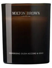Molton Brown Mesmerising Oudh Accord & Gold Scented Candle Candela Speziata 190 G