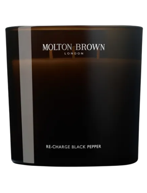 Molton Brown Re-Charge Black Pepper Scented Candle Candela Speziata 600 G