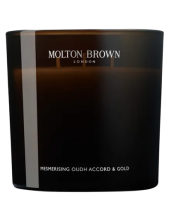 Molton Brown Mesmerising Oudh Accord & Gold Scented Candle Candela Profumata 600 G
