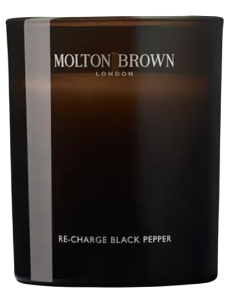 Molton Brown Re-Charge Black Pepper Scented Candle Candela Speziata 190 G