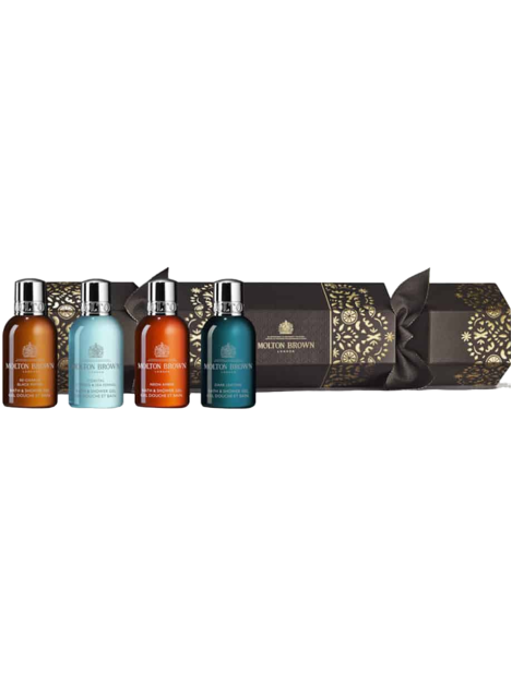 Molton Brown Cofanetto Re-Charge Black Pepper Bagnoschiuma 50 Ml + Coastal Cypress & Sea Fennel Bagnoschiuma 50 Ml + Neon Amber Bagnoschiuma 50 Ml + Dark Leather Bagnoschiuma 50 Ml