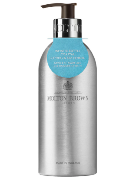 Molton Brown Infinite Bottle Coastal Cypress & Sea Fennel Bath & Shower Gel Doccia 400 Ml