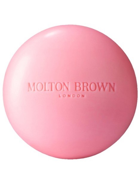 Molton Brown Delicious Rhubarb & Rose Perfumed Soap Sapone Solido Detergente 150 Gr