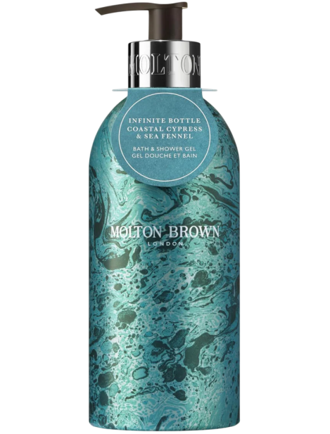 Molton Brown Coastal Cypress & Sea Fennel Infinite Bottle Bath & Shower Gel Edizione Speciale Bagnoschiuma 400 Ml