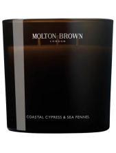 Molton Brown Coastal Cypress & Sea Fennel Scented Candle Candela Speziata 600 G