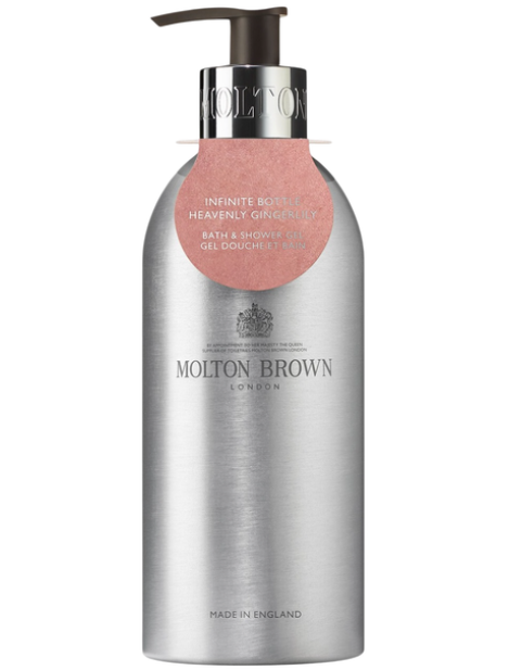 Molton Brown Heavenly Gingerlily Infinite Bottle Bath & Shower Gel Bagnoschiuma 400 Ml