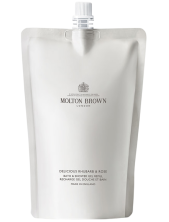 Molton Brown Infinite Bottle Rhubarb & Rose Bath & Shower Gel Gel Corpo Detergente Ricarica 400 Ml