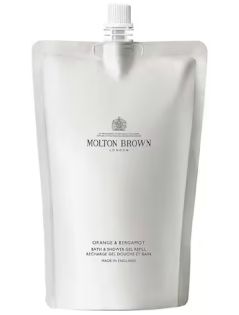 Molton Brown Infinite Bottle Orange & Bergamot Bath & Shower Gel Gel Corpo Detergente Ricarica 400 Ml