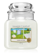 Yankee Candle Jar Clean Cotton Candele 411g Unisex