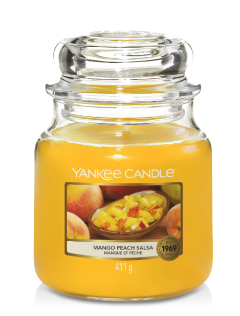 Yankee Candle Candela Profumata Classic - Mango Peach Salsa 411G