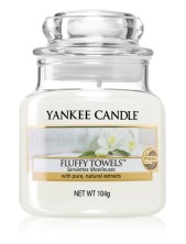 Yankee Candle Candela Profumata - Fluffy Towels 104g