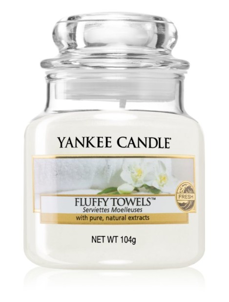 Yankee Candle Candela Profumata - Fluffy Towels 104G