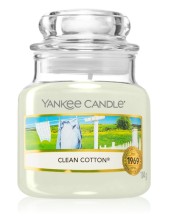 Yankee Candle Candela Profumata Classic - Clean Cotton 104g