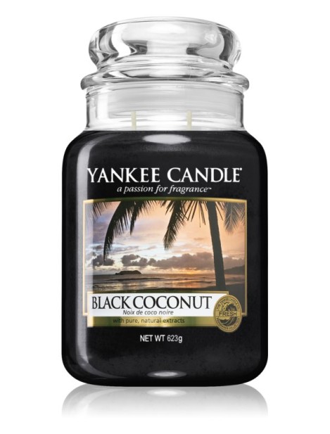 Yankee Candle Candela Profumata Classic - Black Coconut 623G