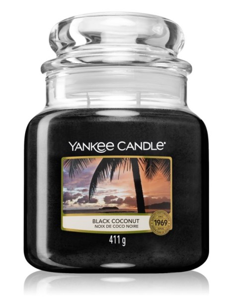 Yankee Candle Candela Profumata Classic - Black Coconut 411G